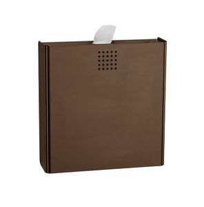 Hygieneabfallbehälter mit integriertem Hygienebeutelspender ONE PROOX, Farbe:Bronze