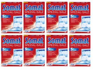 Somat Spezial-Salz Spülmaschinensalz Spülmachine Geschirrspülleistung 8 x1,2kg