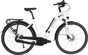 AsVIVA E-Bike 28" Stadtfalter B14 Hollandrad 36V Elektrofahrrad Pedelec Mittelmotor weiß