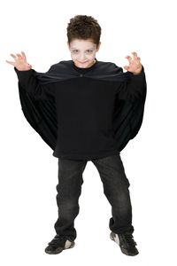 Rubies 12626 - Umhang Kinder Kostüm, Gewand, Vampir Cape Gr. 128 - 152 : 128 Größe: 128