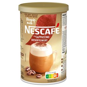 Nescafe cappuccino bezkofeinowa kawa ziarnista 250g