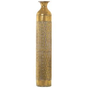 Bodenvase Alexandra House Living Gold Metall 14 x 14 x 81 cm