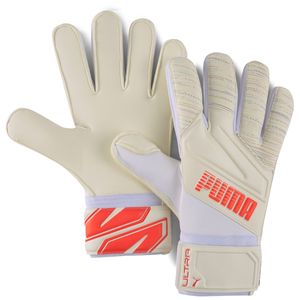 Puma ULTRA Grip 1 RC rękawice bramkarskie męskie biały czerwony rozmiar 9,5