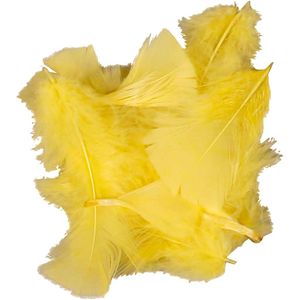 Down, Size 7-8 Cm, Yellow, 50 G