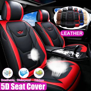 CarComfort Full Set Universal Auto Sitzbezug Sitzbezüge Luxury PolyurethanKunstleder Autositzbezüg Farbe: Rot