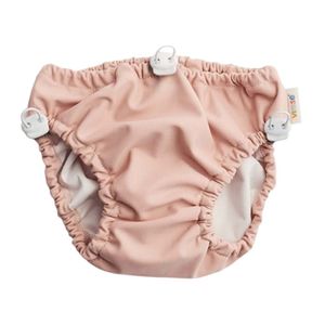 Imse Vimse Schwimmwindel mit Kordelzug, Badewindel, Aquawindel, Babybadehose Pink L/XL (large) 9-14 kg