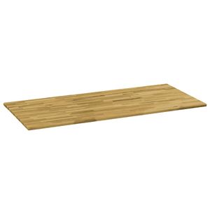 Tischplatte Eichenholz Massiv Rechteckig 23 mm 120 x 60 cm Holztisch Esszimmertisch Küchentisch