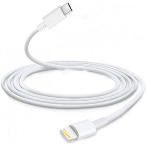 Apple Ladekabel MKQ42ZM/A, weiß, USB C auf Apple Lightning, BULK, 2m