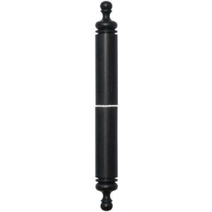 Zierhülse Aufsteckhülse Band ø 20mm H 112mm oben/unten, Schmiedeeisen verzinkt