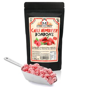 Chili Himbeer Bonbon extra scharf - 200g - Hotskala: 9 - RED DEVILS TASTE