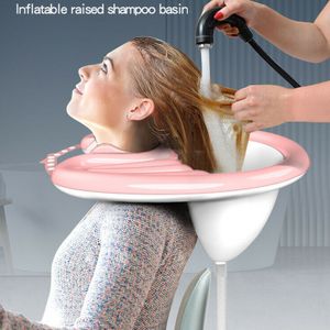Miixia Waschbecken Kopfwaschbecken Haarwaschbecken Haarwaschwanne Mobile Shampoo Becken