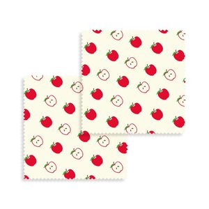Bee's Wax - Bienenwachstuch Apfel 2er Set