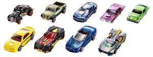 Hot Wheels 9er Geschenkset, Spielzeugautos für Autorennbahn, Spielautos