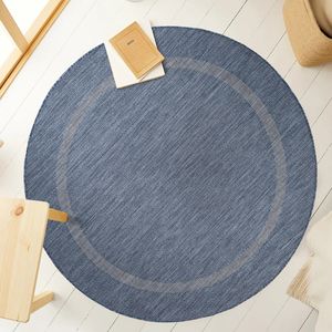 Relax Tranqua teppich indoor/outdoor rund Ø 200cm blau