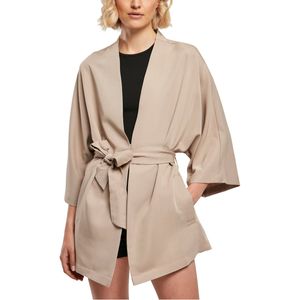 Urban Classics Ladies - Twill Kimono Mantel taupe - M/L