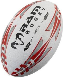 Squad Rugby Ball Bundle -15x Trainingsball - Mit Tragetasche - Rot - Größe 5