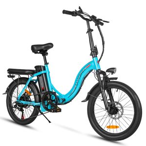 E Bike fahrrad City Elektrofahrrad Elektrofahrrad Trekking Cityrad Blau