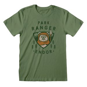 Star Wars - "Endor Park Ranger" T-Shirt für Herren/Damen Uni HE514 (M) (Grün)