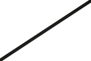 dalipo - Gummilitze, Gummiband, 5mm, 10 Meter, schwarz