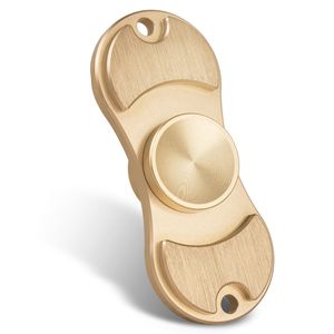 Fidget Spinner Metall Deluxe Hand Spin Anti-Stress Kreisel ADS ADHS Spielzeug - Gold