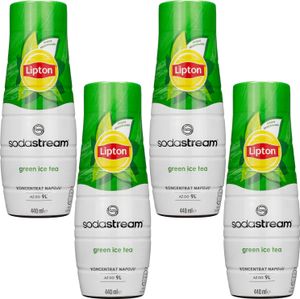 SodaStream Getränke-Sirup Lipton Eistee Grüner Tee, 440ml, 4 Stück SodaStream Getränke-Sirup Lipton Eistee Grüner Tee, 440ml, 4 Stück