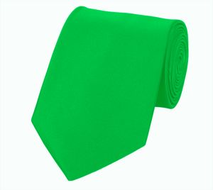 Fabio Farini Krawatten Binder und Schlips in Grün 8cm, Breite:8cm, Farbe:Emerald