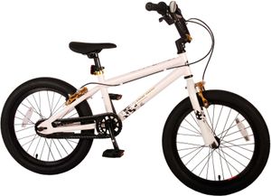 TPFSports Cool Rider Kinderfahrrad - Jungen - 18 Zoll - 2 Handbremsen - Weiß