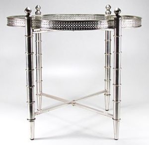 Casa Padrino Beistelltisch Silber 60 x 60 x H. 60 cm - Luxus Kollektion
