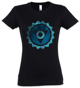 Urban Backwoods Chakra Vishuddha Damen T-Shirt, Größe:L