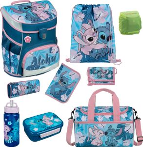 DISNEY STITCH Schulranzen 1.Klasse Scooli Campus Fit 9-teilges Set mit Sporttasche