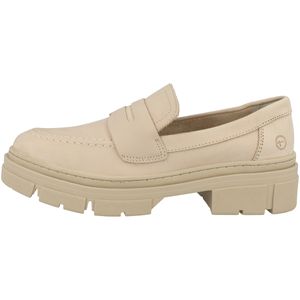 TAMARIS Damen-Slipper-Loafer Beige, Farbe:beige/schlamm, EU Größe:39