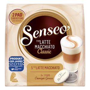 Senseo Latte Macchiato Classic, neue Rezeptur, 10 Pads für 5 Portionen
