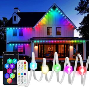 30M Led Strip Outdoor, RGBIC Led Wandleuchte Innen Außen, IP67 Wasserdicht, Bluetooth Music Sync Lampe Innenbeleuchtung Party Garten Gaming Deko 30M Led Strip Outdoor, RGBIC Led Wandleuchte Innen Außen, IP67 Wasserdicht, Bluetooth Music Sync Lampe Innenbeleuchtung Party Garten Gaming Deko