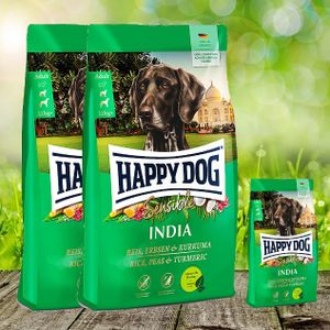 Happy Dog Sensible India 2 x 10 kg + 1 x 2,8 kg