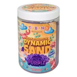 Tuban Dynamischer Sand / Dynamic Sand / Indoor Spielsand / Magic Sand 1KG Lila