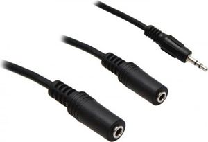 goobay 50464  Klinkenstecker Headset-Adapter