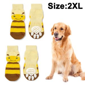 Indoor Anti-Rutsch Socken für Hunde und Katzen ,  Pfotenschutz und Traktion Dank Silikon-Gel