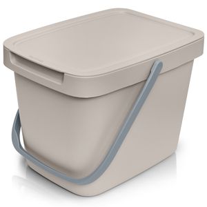 YourCasa® Biomülleimer Küche - 6L Komposteimer für alltäglichen Biomüll Behälter - Mit Deckel und Wandaufhängung