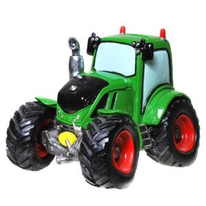 Udo Schmidt Spardose grüner Traktor 17 cm Bauernhof Träcker Sparschwein Landwirt