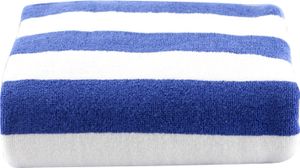 Verdicktes Strandtuch, kontrastfarbene Streifen, extra schnell saugfähig, leichte Überwurfdecke, Steppdecke, leichte, kühlende große Aqua-Decke
