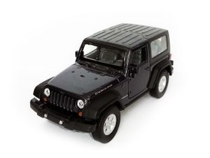 Jeep Wrangler Rubicon aus Metall Modellauto Modell Auto Spielzeugauto Kinder Geschenk 56 (Anthrazit zu)