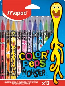 Maped Fasermaler COLOR'PEPS MONSTER 12er Kartonetui