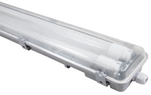 LED Feuchtraumleuchte McShine "FL-22" IP65, 2x1.800lm, 4000K, 120cm, neutralweiß, | IP65 Kellerleuchte für feuchte und staubige Räume