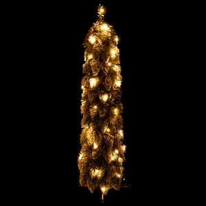 vidaXL Künstlicher Weihnachtsbaum Beleuchtung & Schnee 45 LEDs 90 cm