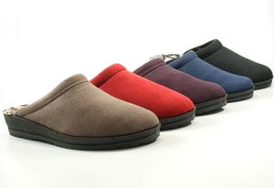 Rohde Neustadt D 2291 Schuhe Damen Hausschuhe Pantoffeln Clogs Schurwolle, Größe:35 EU, Farbe:Rot