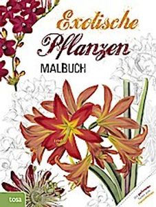Exotische Pflanzen Malbuch für Erwachsene