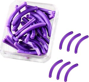 EWANTO Wimpernzange Ersatzgummis 24er Wimpernzange Ersatzpads Ersatz Silikon Gummi Bunt Nachfüllung Wimpernzange Pads EWE-BU01