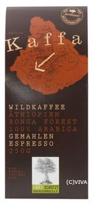 Original Food Kaffa Wildkaffee Espresso, gemahlen 250g