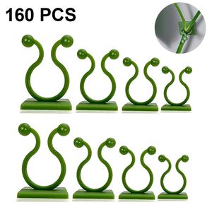 Pflanzenclips Kletterpflanzen 160 pcs Pflanzen Wand Clip Selbstklebender Befestigung Clip Pflanzenklammern Klein kletterpflanzen Clips Wandbefestigungs Clips Für Gardening Plant Support Grün