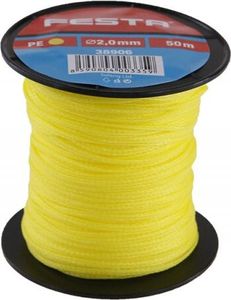 sznurek murarski 50m 2mm żółty sznurek murarski 50m 2mm żółty